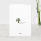 系図学のメリークリスマスの季節おもしろいなクリスマス シーズンカード (裏面)