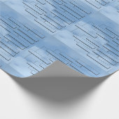 系図学の図表の包装紙 ラッピングペーパー (角)