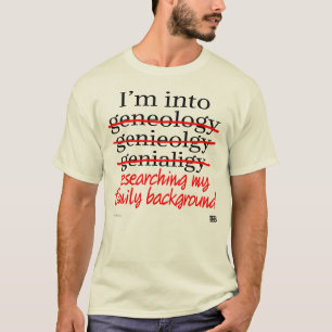 系図学の道楽者のティー(人) Tシャツ