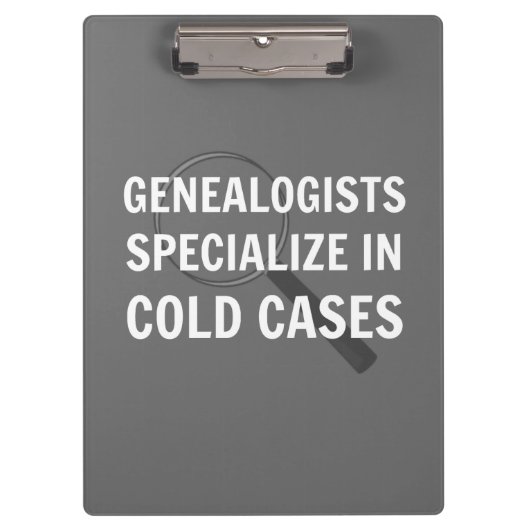 系図学クリップボード（グレー） クリップボード (正面)