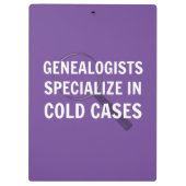 系図学クリップボード（紫） クリップボード (裏面)