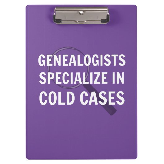 系図学クリップボード（紫） クリップボード (正面)