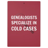 系図学クリップボード（赤） クリップボード (裏面)