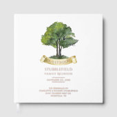 系図学ツリーウォーターカラーファミリー懇親会バラ金ゴールド ゲストブック (正面)