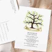 系図学ツリーファミリー懇親会年間パーティー インビテーションポストカード