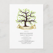 系図学ツリーファミリー懇親会年間パーティー 案内ポストカード (正面)