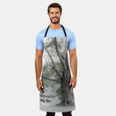 系図学ファミリーツリー エプロン (着用した状態)