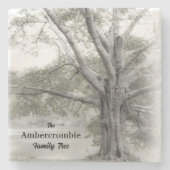 系図学ファミリーツリー ストーンコースター (正面)