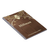 系図学レコードファミリーツリー祖先リーフのノート ノートブック (右側)