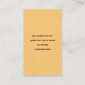 系図学墓地ヘッドストーンツリー 名刺 (裏面)