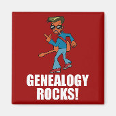 系図学岩 マグネット (正面)