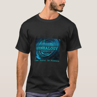 系図学時間旅行は可能なユーモアおもしろい Tシャツ