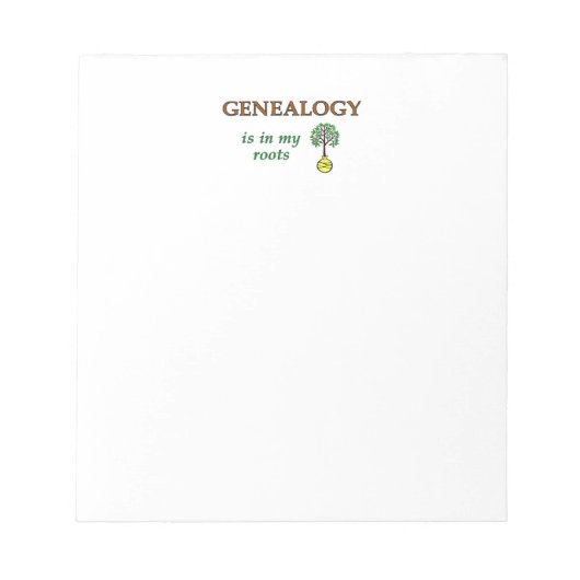 系図学根 ノートパッド (正面)