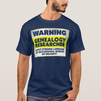 系図学研究家族歴史愛好家 Tシャツ