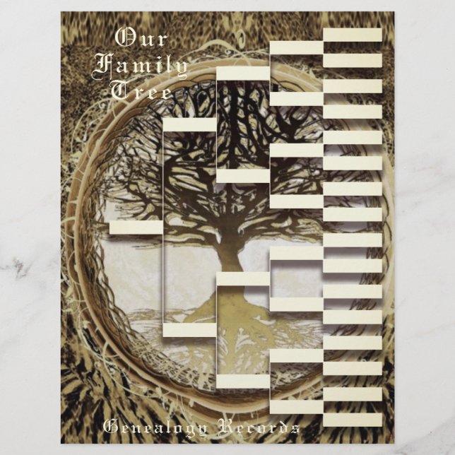 系図学祖先ペディグリー (正面)