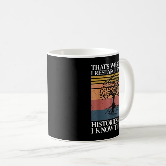 系図学祖先Dna系図家系図Mak コーヒーマグカップ (正面右)