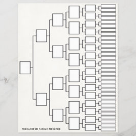 系図学系統シート チラシ