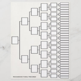 系図学系統シート チラシ