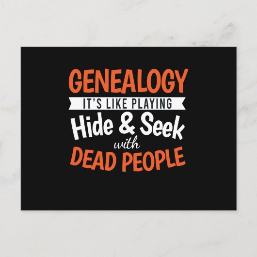 系図学遊の死者Dnaファミリー ポストカード (正面)