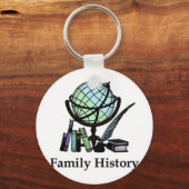 系図学 キーホルダー (正面)