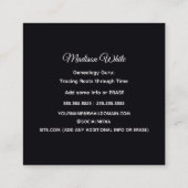 系図学 スクエア名刺 (裏面)