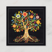 系図学 スクエア名刺 (正面)