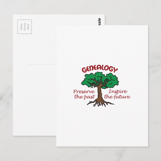 系図学 ポストカード (正面/裏面)