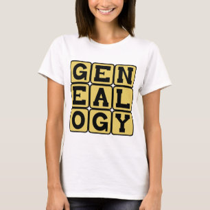 系図学、系譜の勉強 Tシャツ