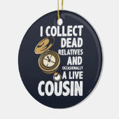 系図家が亡くなった親族を収集 セラミックオーナメント (左)