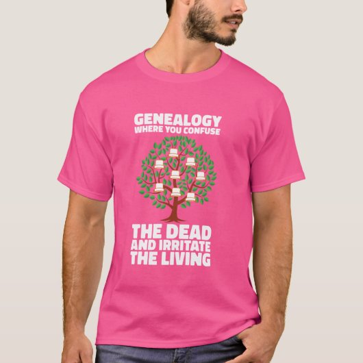 系図家系図の専門家の祖先の研究G Tシャツ (正面)
