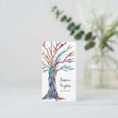 系図家系図モダン名刺 名刺 (スタンド正面)