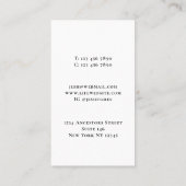 系図家系図モダン名刺 名刺 (裏面)