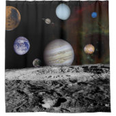 系惑星太陽の シャワーカーテン (正面)