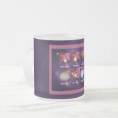 系惑星太陽の フロストグラスマグカップ (正面左)