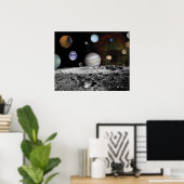 系惑星太陽の ポスター (ホームオフィス)