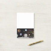 系惑星太陽の ポストイット (デスク上)