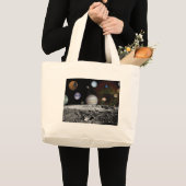 系惑星太陽の ラージトートバッグ (正面(商品))