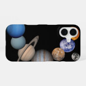 系惑星太陽の iPhone 16ケース (裏面横)