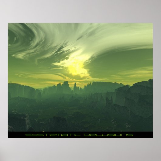 系統的な妄想 ポスター (正面)