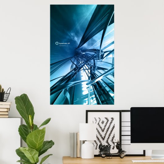 系統的な ポスター (ホームオフィス)