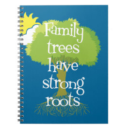 系譜に強い根があります ノートブック