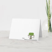 系譜のおもしろいなバースデー・カード カード (裏面)