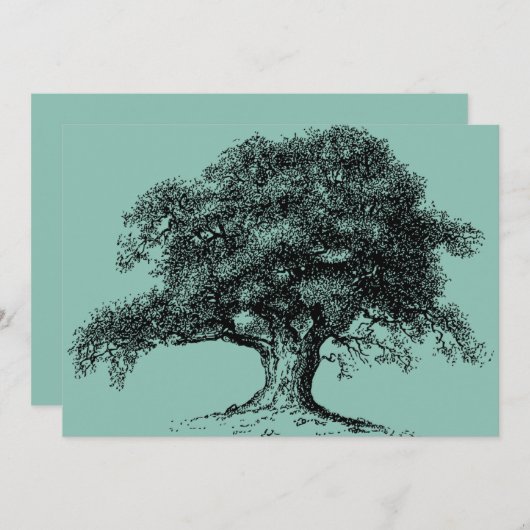 系譜の家系の懇親会のPotluckのピクニックBBQ 案内状 (正面/裏面)