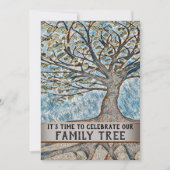 系譜の懇親会の招待状 招待状 (正面)