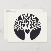 系譜愛ハートの懇親会 インビテーションポストカード (正面/裏面)