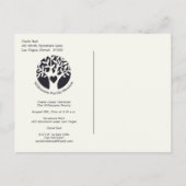 系譜愛ハートの懇親会 インビテーションポストカード (裏面)