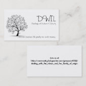 系譜DWILカード 名刺 (正面/裏面)