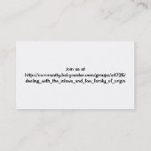 系譜DWILカード 名刺 (裏面)