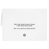 紀元前にカナダカードの景色のPurcell山 (裏面横)