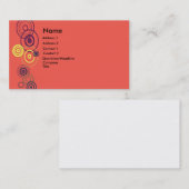 紀元前に、名前、住所1の住所2の接触1、Cont… 名刺 (正面/裏面)